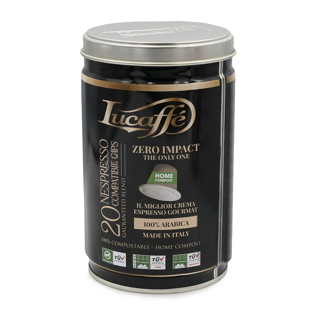 Lata Lucaffe Mr. Exclusive 20 Cápsulas Compatibles con Nespresso