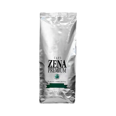 Vista frontal de Café Zena Premium 1 kg grano entero