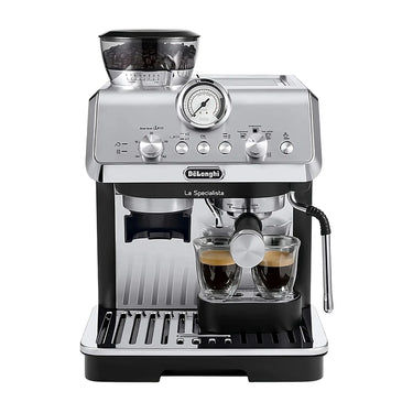 Vista frontal de la cafetera manual Delonghi La Specialista Arte