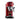 Vista lateral de la cafetera semiautomática Delonghi Dedica Style color rojo