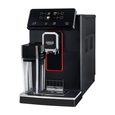 Vista lateral de la cafetera superautomática Gaggia Magenta Prestige