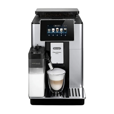 Vista frontal de la cafetera superautomática Delonghi Primadonna Soul