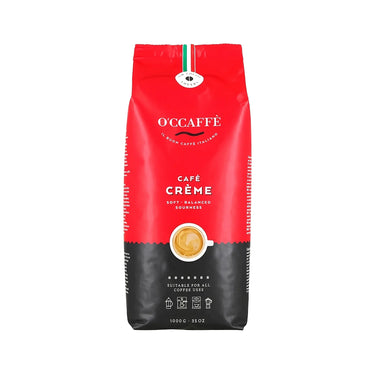 Vista frontal de O'ccaffè Café Crème 1 kg grano entero