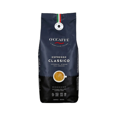 Vista frontal de O'ccaffè Espresso Classico 1 kg grano entero