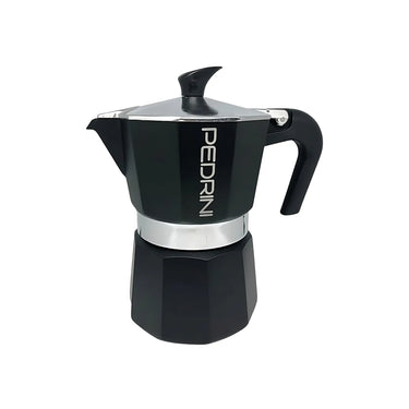 Vista frontal Pedrini Cafetera Moka Italiana Aroma (3 tazas)