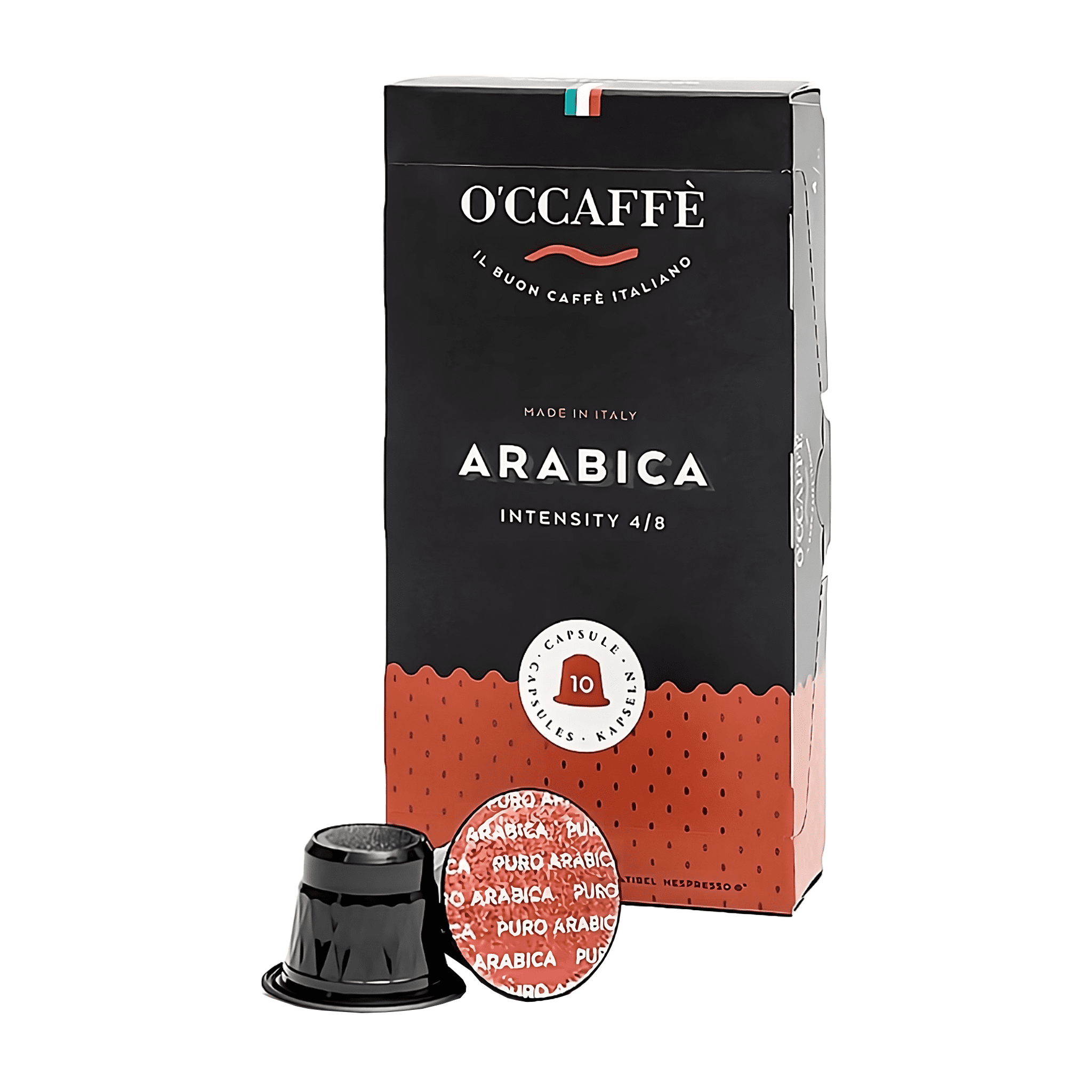 Occaffe Arabica 10 cápsulas compatibles con Nespresso