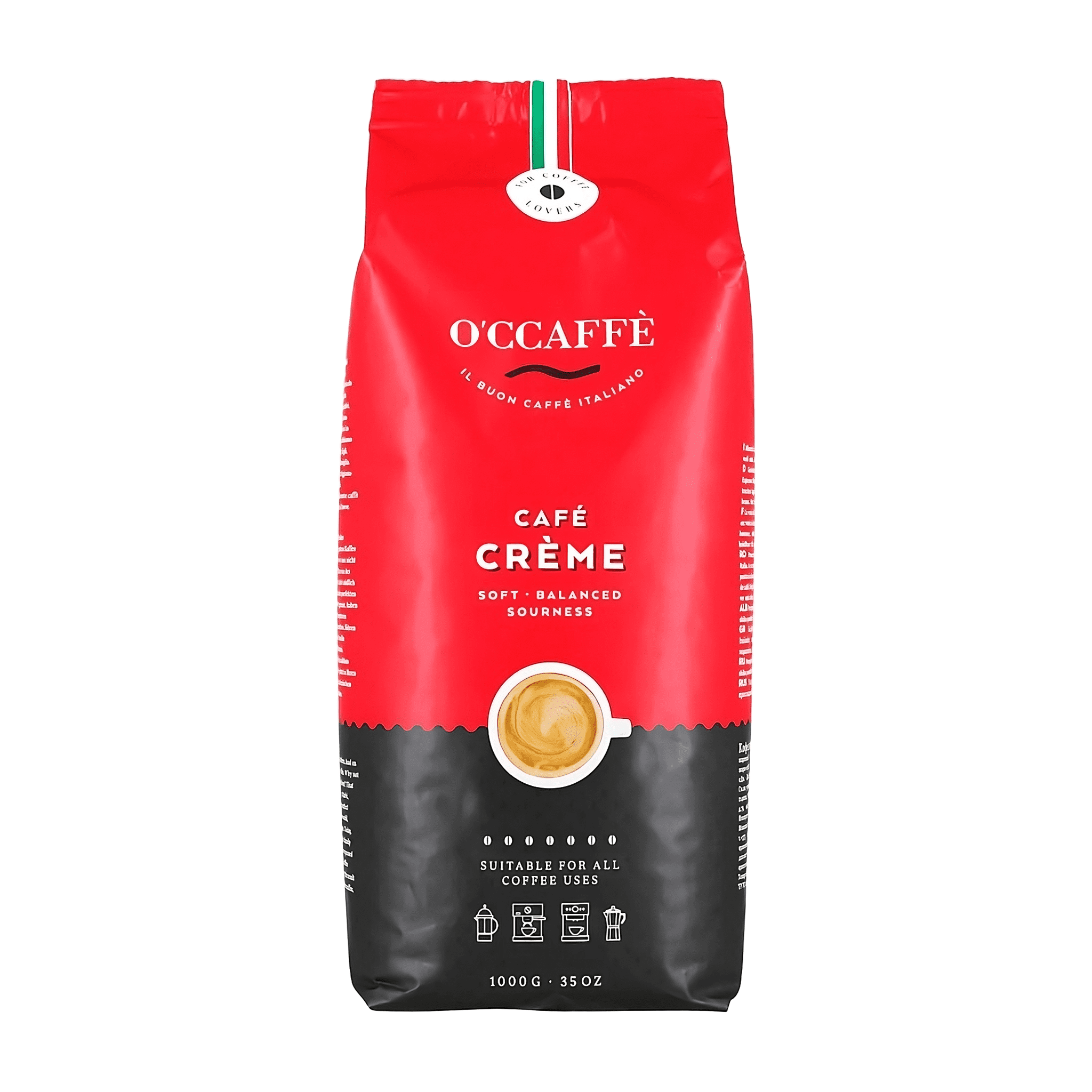 Occaffe Cafe Creme 1kg grano entero