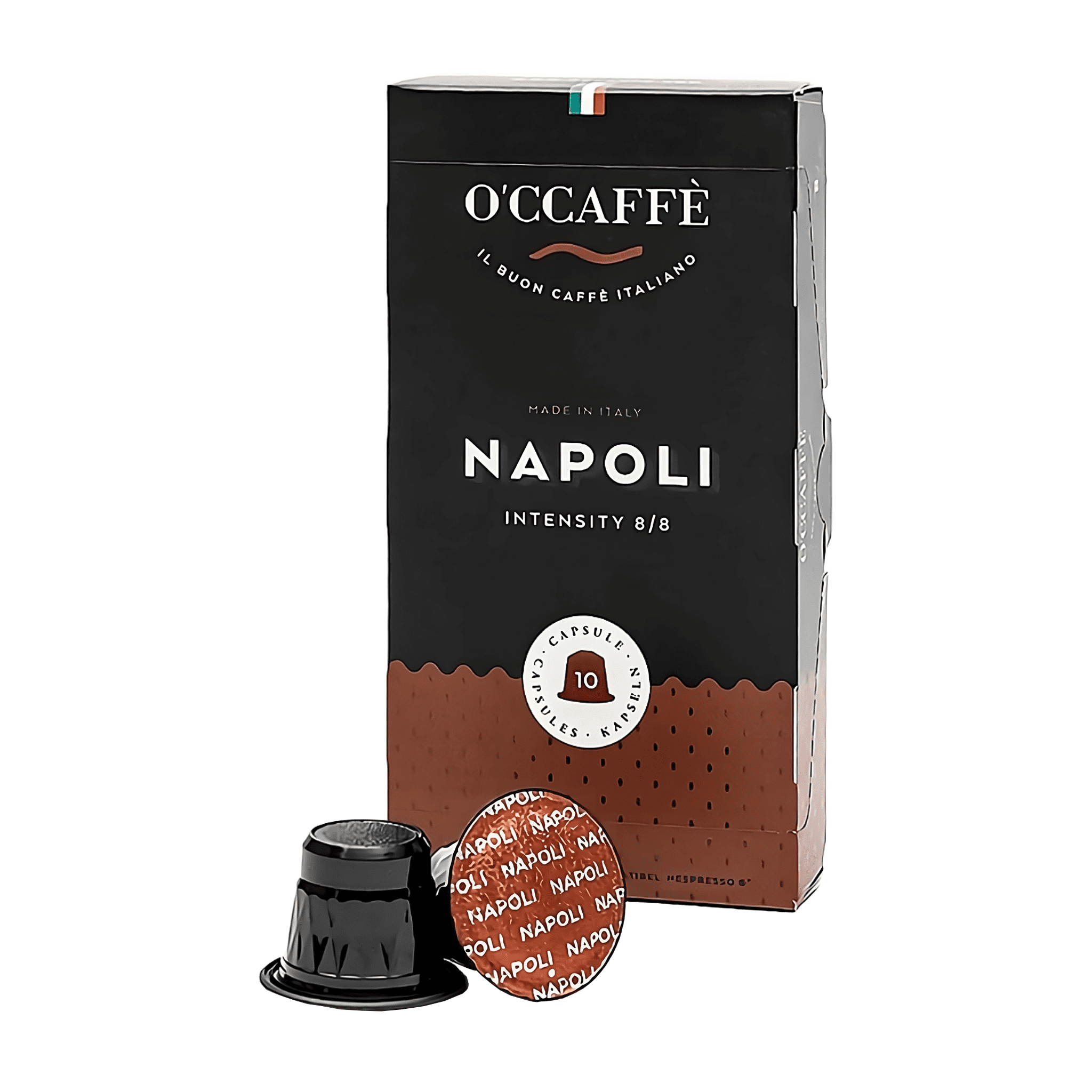 Occaffe Napoli 10 cápsulas compatibles con Nespresso