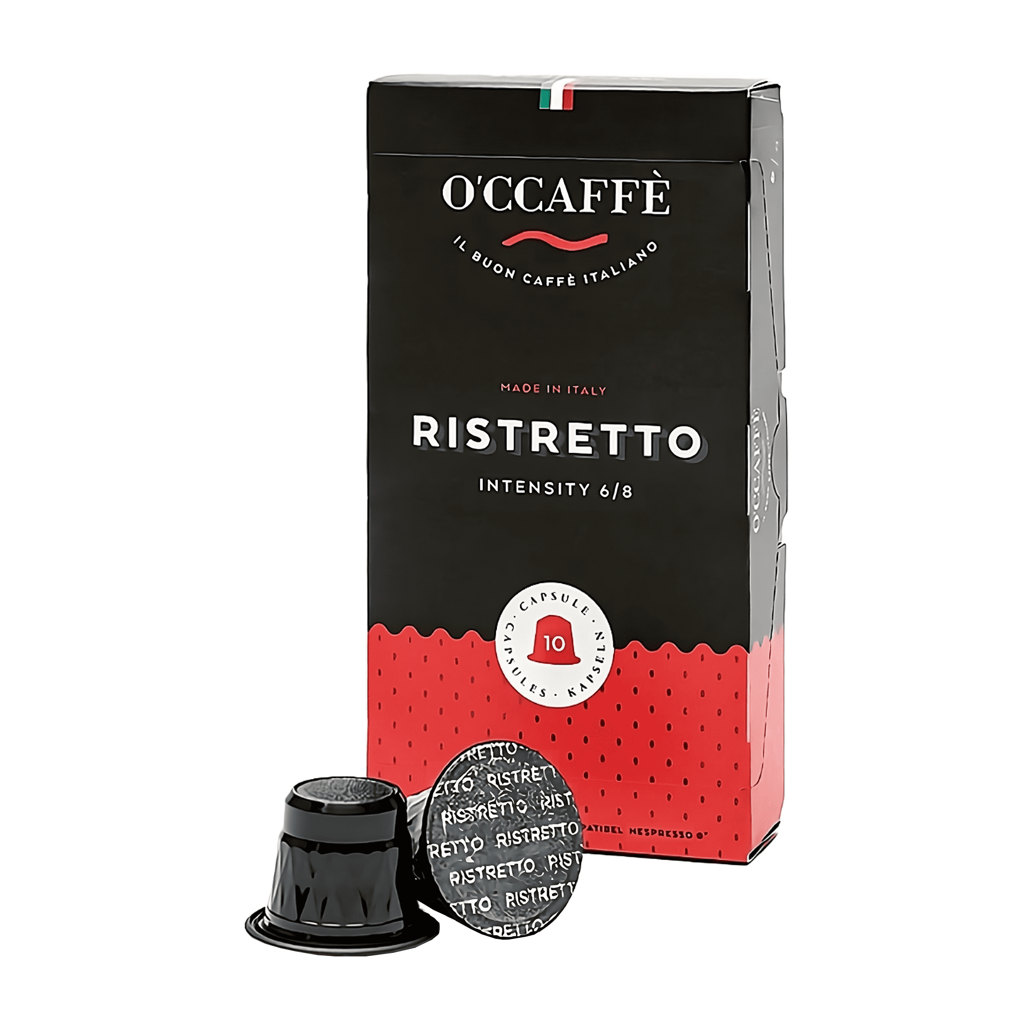 Occaffe Ristretto 10 cápsulas compatibles con Nespresso