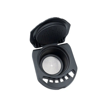 Vista cenital de adaptador de café molido compatible con máquina Dolce Gusto