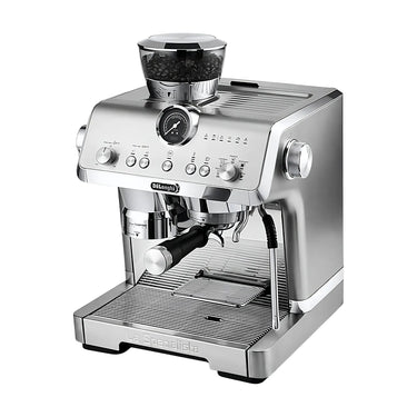 Vista lateral de la cafetera manual Delonghi La Specialista Opera