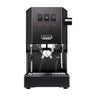 Vista frontal de la cafetera semiautomática Gaggia Classic EVO Pro color negro