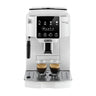 Vista frontal de la cafetera superautomática Delonghi Magnifica Start color blanco