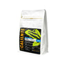 Vista frontal de Caliente Café Dardo del Monte 250 g grano entero