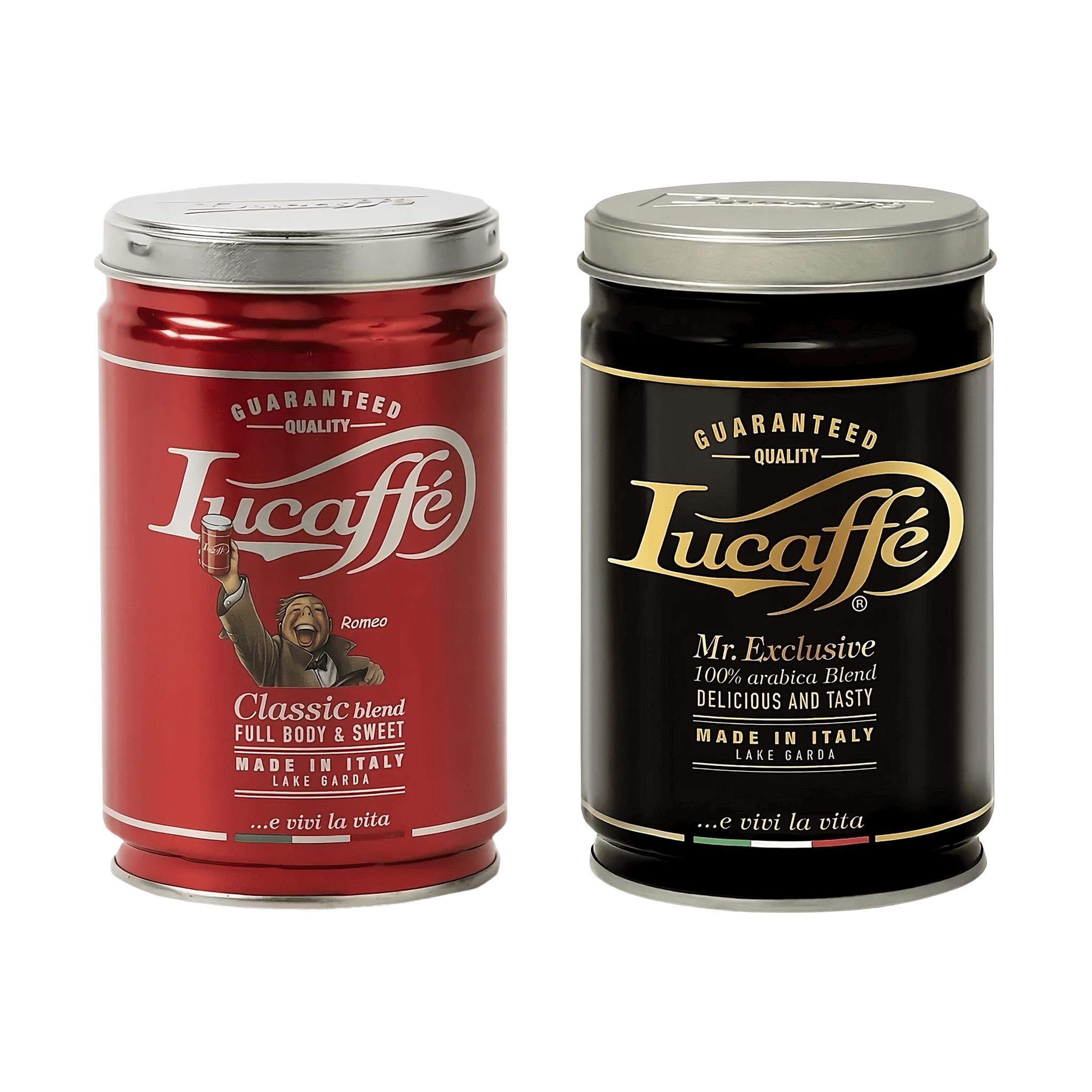 Pack 2 Lucaffe Classic y Mr. Exclusive 250 g grano molido