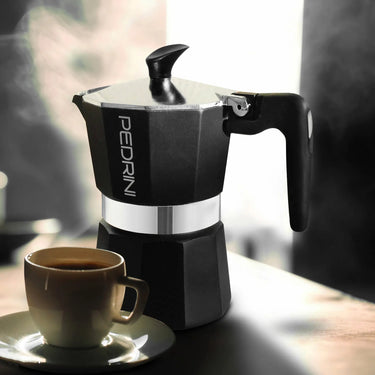 Vista Pedrini Cafetera Moka Italiana Aroma (3 tazas)