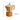 Medidas Pedrini Cafetera Moka Italiana Naranja (3 tazas)