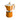 Vista frontal Pedrini Cafetera Moka Italiana Naranja (6 tazas)