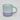 Vista frontal de Polen Studio taza Caramel Menta